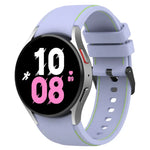 Leather Texture Silicone Watch Band, For Samsung Galaxy Watch5 / Watch5 Pro /  Watch4