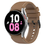 Leather Texture Silicone Watch Band, For Samsung Galaxy Watch5 / Watch5 Pro /  Watch4