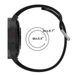 Two-color Stripe Silicone Watch Band, For Samsung Galaxy Watch5 / Watch5 Pro