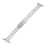 Three Beads Metal Watch Band For Apple Watch Series, 7 45mm / 6&SE&5&4 44mm / 3&2&1 42mm, 7 41mm / 6&SE&5&4 40mm / 3&2&1 38mm
