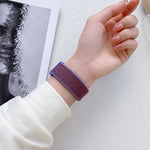 Nylon Rubber Buckle Watch Band, For Fitbit Versa 3