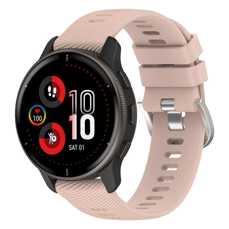 20mm Cross Textured Silicone Watch Band, For Garmin Venu 2Plus