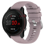 18mm Cross Textured Silicone Watch Band, For Garmin Forerunner255S