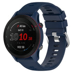 18mm Cross Textured Silicone Watch Band, For Garmin Forerunner255S