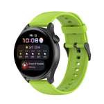 Solid Color Soft Silicone Watch Band, For Huawei Watch3 Pro New