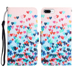 Colored Drawing Leather Phone Case, For iPhone 7 Plus / 8 Plus