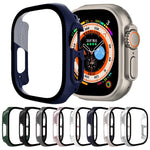Tempered Glass Film PC Watch Case, For Apple Watch Ultra 1 / 2 / 3 49mm
