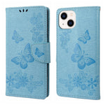 Butterfly Embossed Horizontal Flip Leather Phone Case, For iPhone 14, For iPhone 14 Plus, For iPhone 14 Pro, For iPhone 14 Pro Max