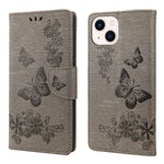Butterfly Embossed Horizontal Flip Leather Phone Case, For iPhone 14, For iPhone 14 Plus, For iPhone 14 Pro, For iPhone 14 Pro Max