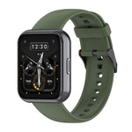 Solid Color Soft Silicone Watch Band, For Realme Watch 3
