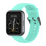 Solid Color Soft Silicone Watch Band, For Realme Watch 3