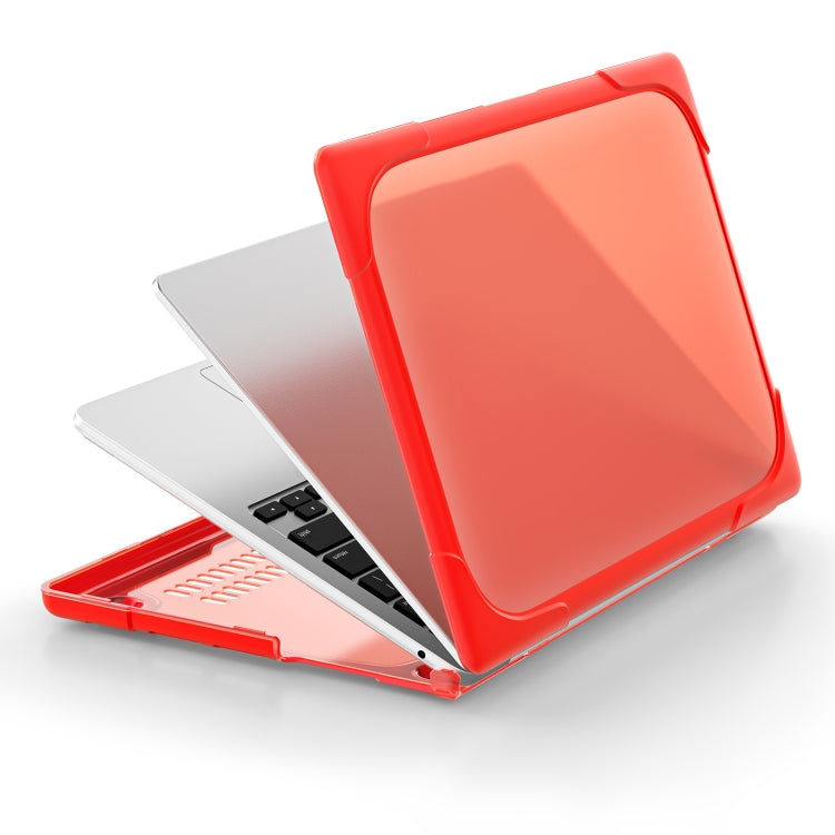 TPU + PC Two-color Anti-fall Laptop Protective Case, For MacBook Air 13.6 inch A2681 2022 / M3 2024 A3113 / M4 2025 A3240