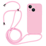 Crossbody Lanyard Liquid Silicone Case, For iPhone 14, For iPhone 14 Plus, For iPhone 14 Pro