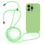 Crossbody Lanyard Liquid Silicone Case, For iPhone 14 Pro Max, For iPhone 13, For iPhone 13 Pro
