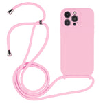 Crossbody Lanyard Liquid Silicone Case, For iPhone 14 Pro Max, For iPhone 13, For iPhone 13 Pro