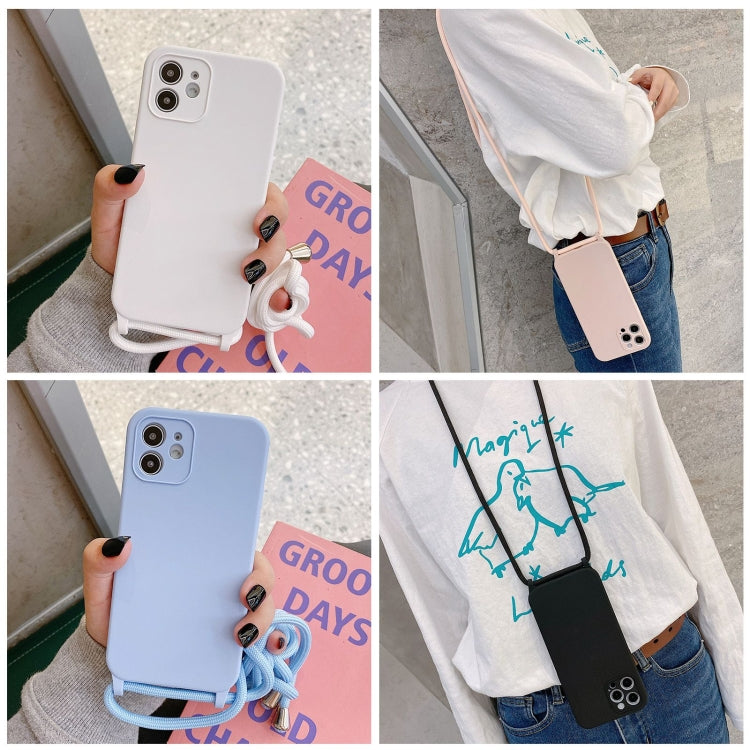 Crossbody Lanyard Liquid Silicone Case, For iPhone 14 Pro Max, For iPhone 13, For iPhone 13 Pro