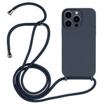 Crossbody Lanyard Liquid Silicone Case, For iPhone 14 Pro Max, For iPhone 13, For iPhone 13 Pro