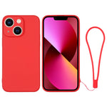 Silicone Phone Case with Wrist Strap, For iPhone 13 mini, For iPhone 13, For iPhone 13 Pro, For iPhone 13 Pro Max