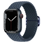 Buckle Nylon Braided Watch Band, For Apple Watch Ultra 49mm / Series 8&7 45mm / SE 2&6&SE&5&4 44mm / 3&2&1 42mm