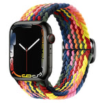 Buckle Nylon Braided Watch Band, For Apple Watch Series 8&7 41mm / SE 2&6&SE&5&4 40mm / 3&2&1 38mm, For Apple Watch Series 8&7 41mm / SE 2