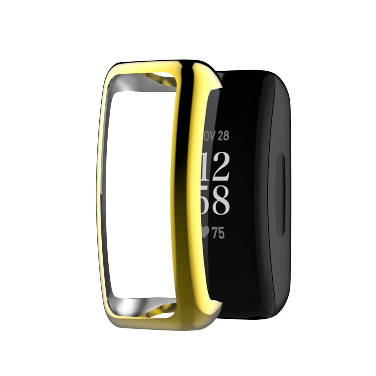 Full Coverage TPU Electroplating Watch Protective Case, For Fitbit Inspire3