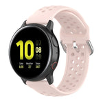 20mm Clasp Solid Color Sport Wrist Strap Watchband, For Huawei Watch GT2 42MM, For Galaxy Watch Active2 / Active