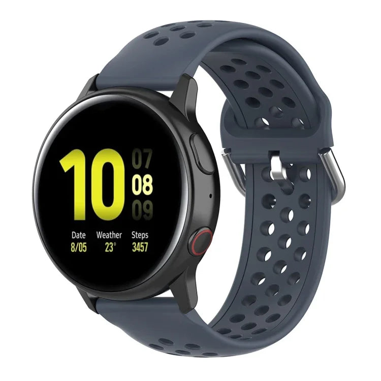 20mm Clasp Solid Color Sport Wrist Strap Watchband, For Huawei Watch GT2 42MM, For Galaxy Watch Active2 / Active