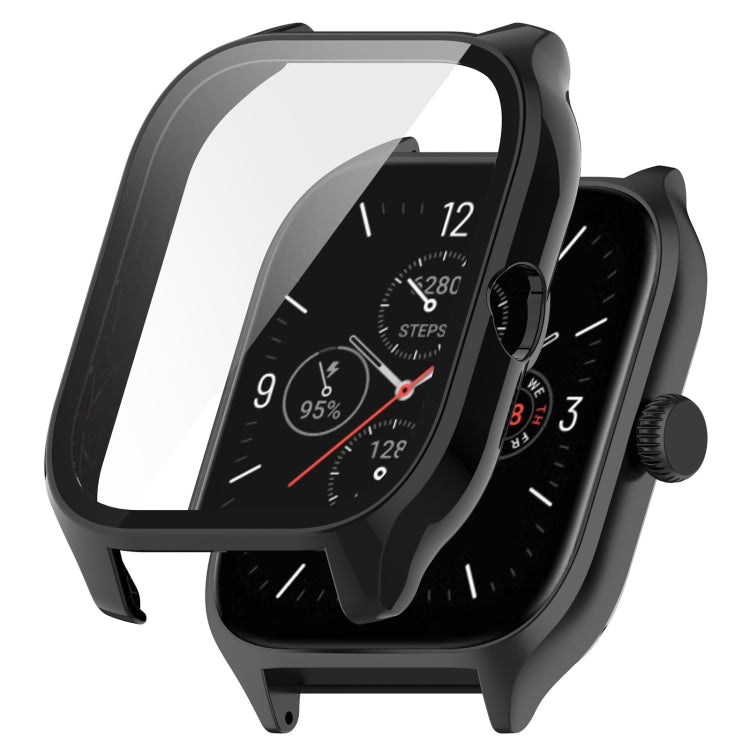 PC + Tempered Glass Integrated Protective Watch Case, For Amazfit GTS 4