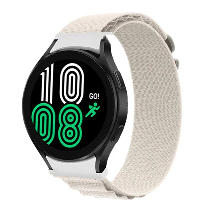 For Samsung Galaxy Watch5 / Watch5 Pro / Watch4 / Watch4 Classic Universal Nylon Loop Watch Band