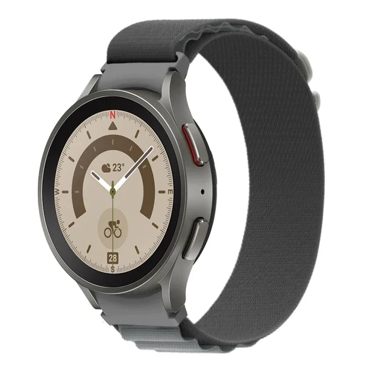 For Samsung Galaxy Watch5 / Watch5 Pro / Watch4 / Watch4 Classic Universal Nylon Loop Watch Band