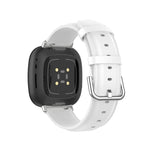 Genuine Leather Watch Band, For Fitbit Versa 4 / Sense 2