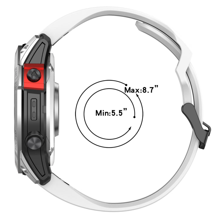 Quick Release Double Row Silicone Watch Band, For Garmin Descent G1 / Coros Vertix 22mm, For Garmin Enduro / Coros Vertix 2 26mm