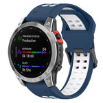Quick Release Double Row Silicone Watch Band, For Garmin Descent G1 / Coros Vertix 22mm, For Garmin Enduro / Coros Vertix 2 26mm