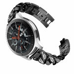 Row Diamonds Denim Chain Watch Band, For Samsung Galaxy Watch5 40mm/44mm / Watch5 Pro