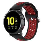 20mm Clasp Two Color Sport Wrist Strap Watchband, For Huawei Watch GT2 42MM, For Galaxy Watch Active2 / Active