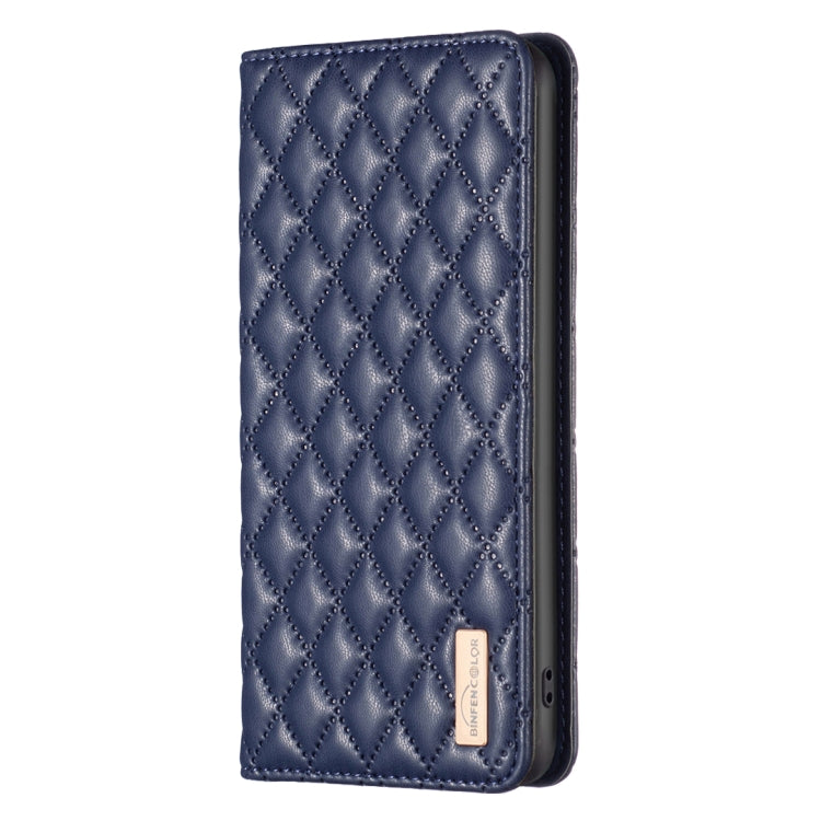 Diamond Lattice Magnetic Leather Flip Phone Case, For iPhone 8 Plus / 7 Plus