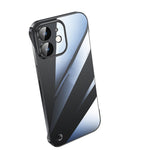 Electroplating Frameless Clear PC Phone Case, For iPhone 13 Pro Max, For iPhone 12, For iPhone 12 Pro, For iPhone 12 Pro Max