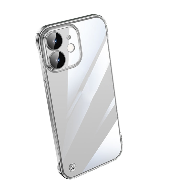 Electroplating Frameless Clear PC Phone Case, For iPhone 13 Pro Max, For iPhone 12, For iPhone 12 Pro, For iPhone 12 Pro Max