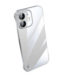 Electroplating Frameless Clear PC Phone Case, For iPhone 13 Pro Max, For iPhone 12, For iPhone 12 Pro, For iPhone 12 Pro Max