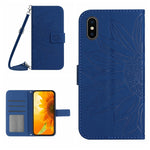 Skin Feel Sun Flower Pattern Flip Leather Phone Case, For iPhone XS Max