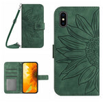 Skin Feel Sun Flower Pattern Flip Leather Phone Case, For iPhone XS Max