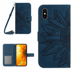 Skin Feel Sun Flower Pattern Flip Leather Phone Case, For iPhone XS Max