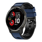 Plain Weave Two-color Silicone Watch Band, For Samsung Galaxy Watch 5 Pro 45mm