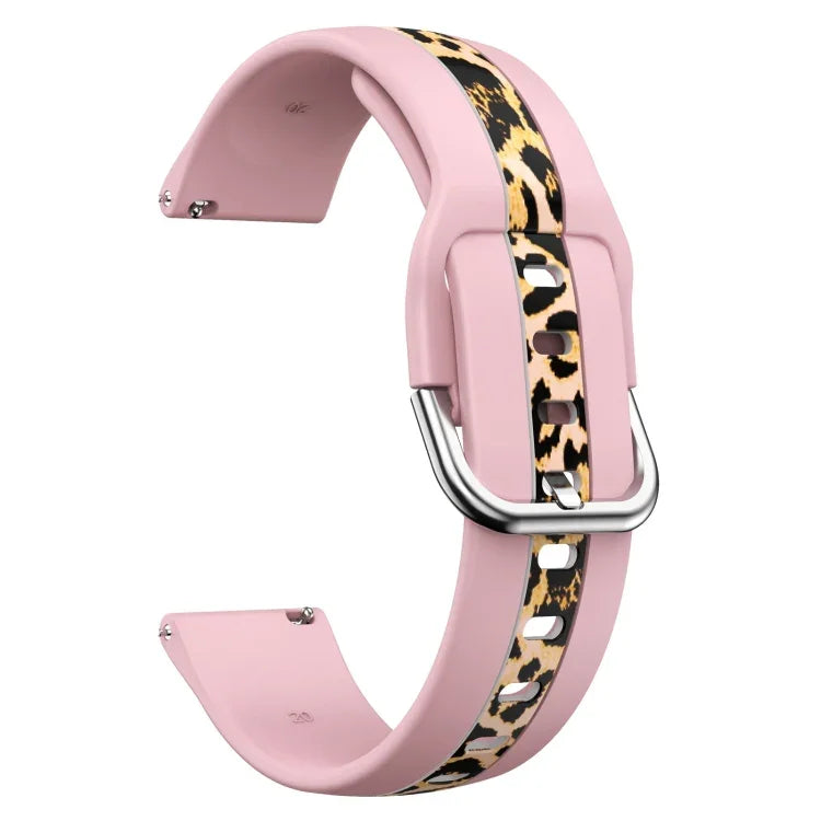 Vertical Grain Printing Silicone Watch Band, For Samsung Galaxy Watch 5 40mm / 44mm, For Samsung Galaxy Watch 5 Pro 45mm