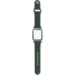 imak Silicone Watch Band PC Frame with Tempered Glass Film, For Apple Watch SE 2022 40mm, For Apple Watch SE 2022 44mm