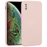 Liquid Silicone Full Coverage Shockproof Magsafe Phone Case, For iPhone X / XS, For iPhone XR, For iPhone XS Max