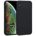 Liquid Silicone Full Coverage Shockproof Magsafe Phone Case, For iPhone X / XS, For iPhone XR, For iPhone XS Max