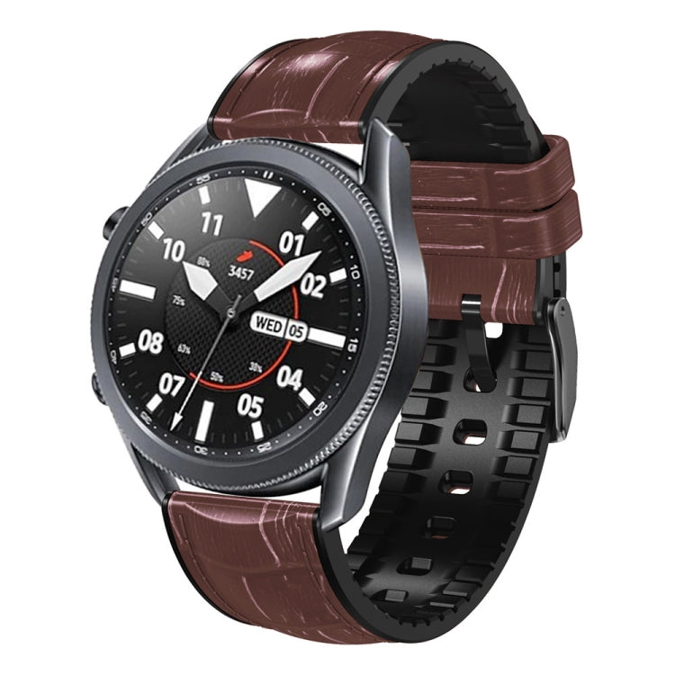 Bamboo Joint Texture Silicone Leather Watch Band, For Huawei GT 3 Pro 46mm