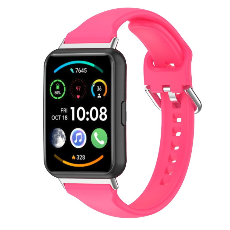 For Huawei Watch Fit 2 Small Waist Silicone Watch Band, S, L