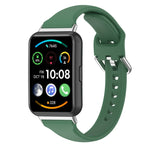 For Huawei Watch Fit 2 Small Waist Silicone Watch Band, S, L